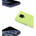 Xiaomi Redmi Note 9s Kılıf İnce Soft Mat Renkli Esnek Silikon Kapak - Mürdüm