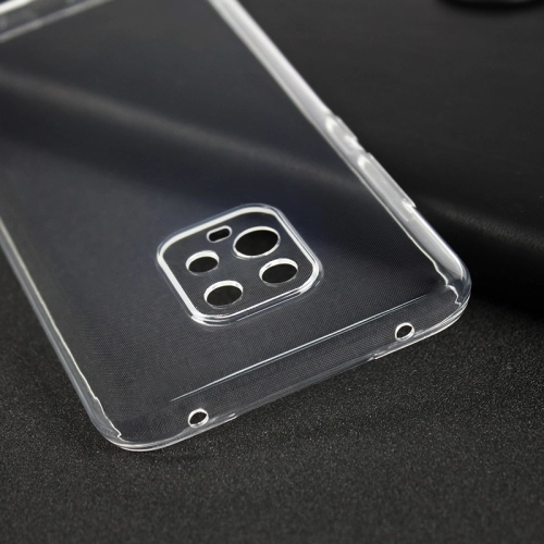 Xiaomi Redmi Note 9s Kılıf Kamera Lens Korumalı İnce Esnek Süper Silikon 0.3mm - Şeffaf