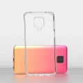 Xiaomi Redmi Note 9s Kılıf Korumalı Kenarları Silikon Arkası Sert Coss Kapak  - Şeffaf