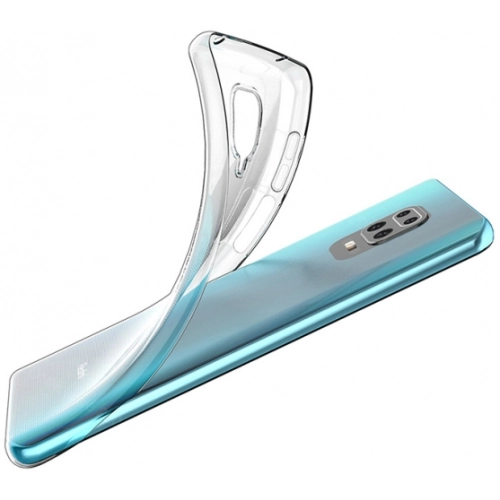 Xiaomi Redmi Note 9s Kılıf Kamera Korumalı Esnek Silikon Kapak - Şeffaf