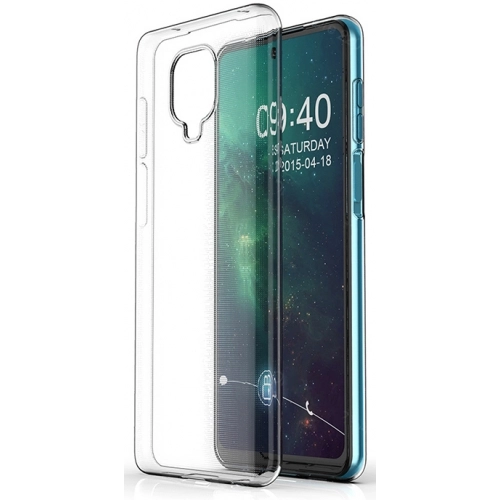 Xiaomi Redmi Note 9s Kılıf Kamera Korumalı Esnek Silikon Kapak - Şeffaf