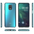 Xiaomi Redmi Note 9s Kılıf Kamera Korumalı Esnek Silikon Kapak - Şeffaf