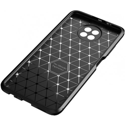 Xiaomi Redmi Note 9T Kılıf Silikon Parmak İzi Bırakmayan Karbon Soft Negro Kapak - Siyah