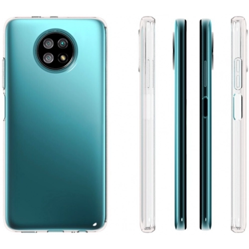 Xiaomi Redmi Note 9T Kılıf Kamera Korumalı Esnek Silikon Kapak - Şeffaf