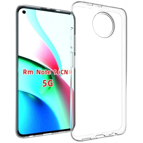 Xiaomi Redmi Note 9T Kılıf Kamera Korumalı Esnek Silikon Kapak - Şeffaf