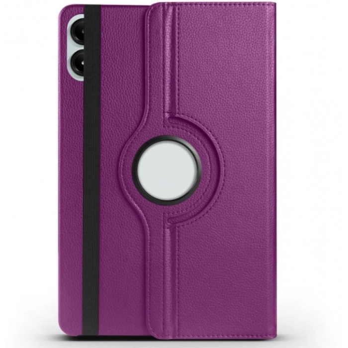 Xiaomi Redmi Pad Pro Tablet Kılıfı 360 Derece Dönebilen Standlı Kapak - Mor