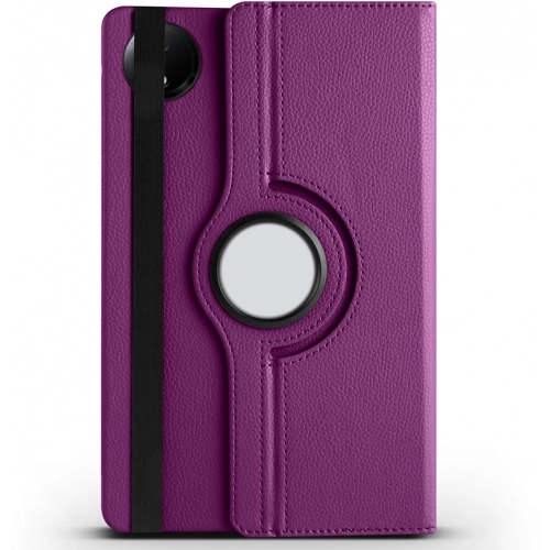 Xiaomi Redmi Pad SE 8.7 Tablet Kılıfı 360 Derece Dönebilen Standlı Kapak - Mor