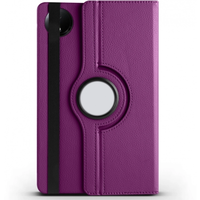 Xiaomi Redmi Pad SE 8.7 Tablet Kılıfı 360 Derece Dönebilen Standlı Kapak - Mor