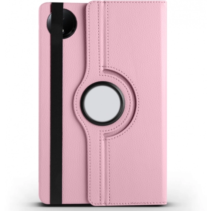 Xiaomi Redmi Pad SE 8.7 Tablet Kılıfı 360 Derece Dönebilen Standlı Kapak - Pembe