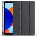 Xiaomi Redmi Pad SE 8.7 Tablet Kılıfı Standlı Tri Folding Kalemlikli Silikon Smart Cover - Mavi