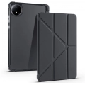 Xiaomi Redmi Pad SE 8.7 Tablet Kılıfı Standlı Tri Folding Kalemlikli Silikon Smart Cover - Siyah