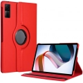 Xiaomi Redmi Pad Tablet Kılıfı 360 Derece Dönebilen Standlı Kapak - Kırmızı