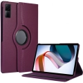 Xiaomi Redmi Pad Tablet Kılıfı 360 Derece Dönebilen Standlı Kapak - Mürdüm