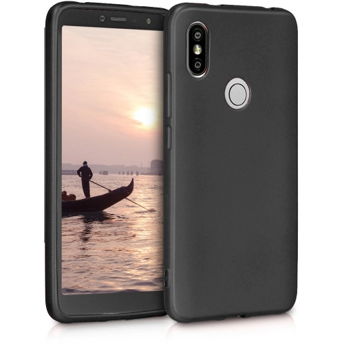 Xiaomi Redmi S2 Kılıf İnce Soft Mat Renkli Esnek Silikon Kapak - Siyah