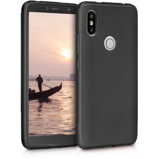 Xiaomi Redmi S2 Kılıf İnce Soft Mat Renkli Esnek Silikon Kapak - Siyah