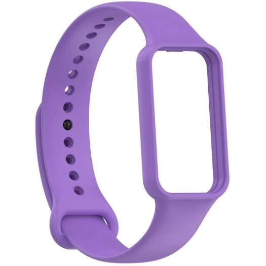 Xiaomi Redmi Smart Band 2 Kordon Renkli Delikli Yumuşak Silikon KRD-87 - Mor