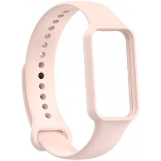 Xiaomi Redmi Smart Band 2 Kordon Renkli Delikli Yumuşak Silikon KRD-87 - Pembe Açık