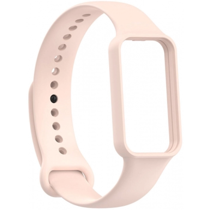 Xiaomi Redmi Smart Band 2 Kordon Renkli Delikli Yumuşak Silikon KRD-87 - Pembe Açık
