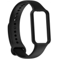 Xiaomi Redmi Smart Band 2 Kordon Renkli Delikli Yumuşak Silikon KRD-87 - Siyah