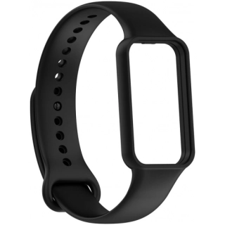 Xiaomi Redmi Smart Band 2 Kordon Renkli Delikli Yumuşak Silikon KRD-87 - Siyah