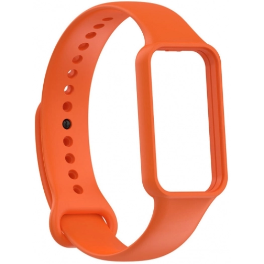 Xiaomi Redmi Smart Band 2 Kordon Renkli Delikli Yumuşak Silikon KRD-87 - Turuncu