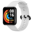 Xiaomi Redmi Watch 2 Lite Klasik Kordon Renkli Delikli Yumuşak Silikon Kordon  - Beyaz