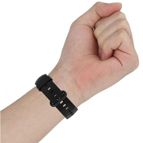 Xiaomi Redmi Watch 2 Lite Klasik Kordon Renkli Delikli Yumuşak Silikon Kordon - Beyaz