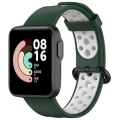 Xiaomi Redmi Watch 2 Lite Kordon Spor Silikon Delikli KRD-02 - Petrol Yeşili-Be+yaz