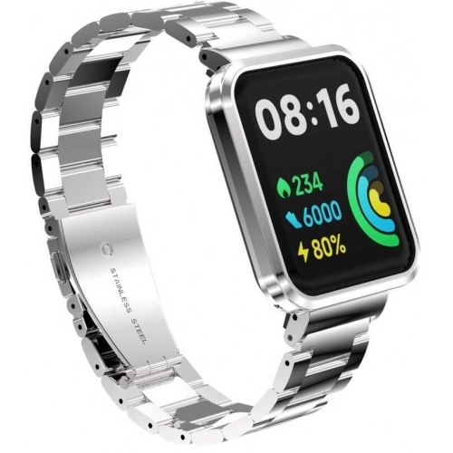 Xiaomi Redmi Watch 2 Lite Metal Kordon Klipsli Renkli KRD-60 - Lacivert