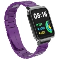 Xiaomi Redmi Watch 2 Lite Metal Kordon Klipsli Renkli KRD-60 - Mor