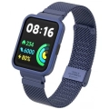 Xiaomi Redmi Watch 2 Lite Metal Örgülü Klipsli Kordon KRD-66 - Lacivert