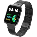 Xiaomi Redmi Watch 2 Lite Metal Örgülü Klipsli Kordon KRD-66 - Siyah
