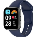Xiaomi Redmi Watch 3 Active Klasik Kordon Renkli Delikli Yumuşak Silikon Kordon  - Lacivert