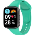 Xiaomi Redmi Watch 3 Active Klasik Kordon Renkli Delikli Yumuşak Silikon Kordon  - Turkuaz