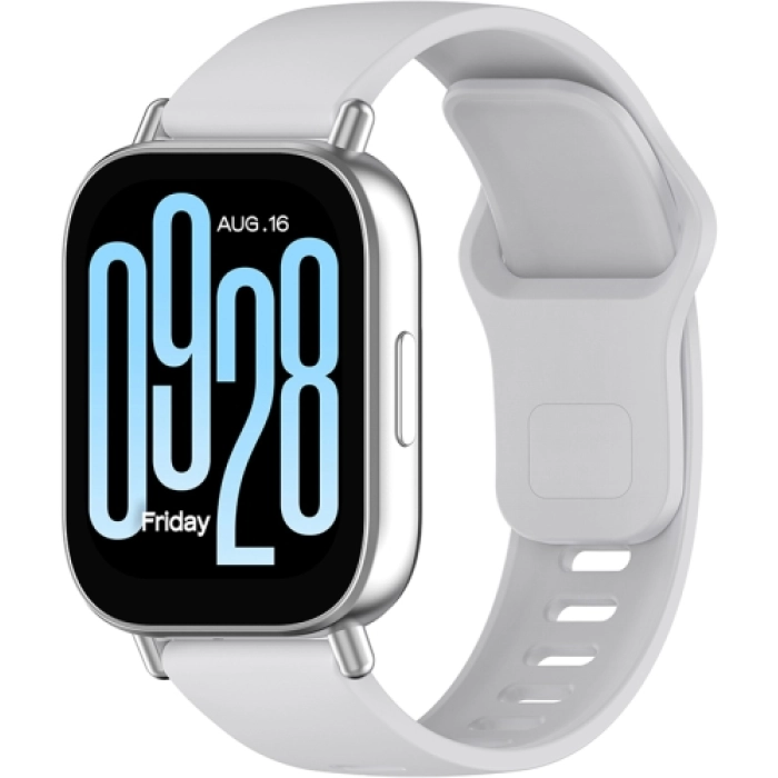 Xiaomi Redmi Watch 5 Active Klasik Kordon Renkli Delikli Yumuşak Silikon Kordon  - Gri