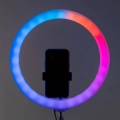 Zore 3D-36 36cm Canlı Yayın ve Ambiyans RGB Led Ring Light - Siyah