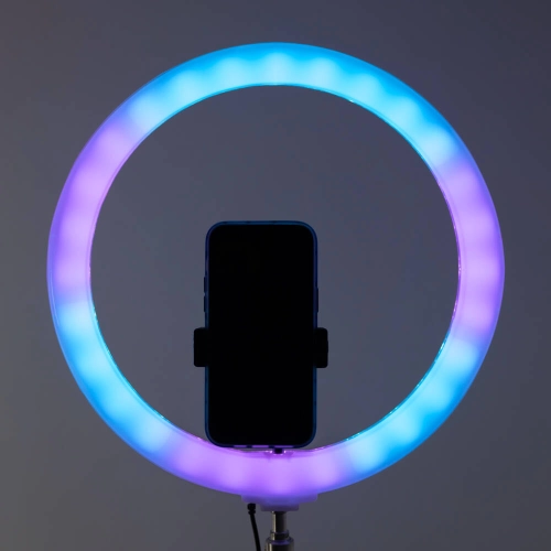 Zore 3D-36 36cm Canlı Yayın ve Ambiyans RGB Led Ring Light - Siyah