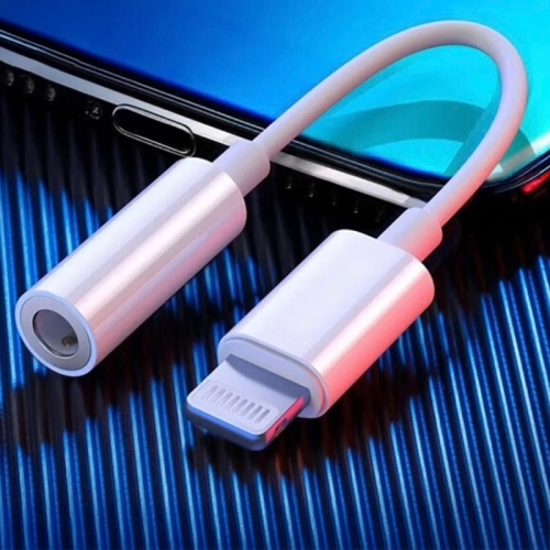 Zore AC-04 Lightning to 3.5mm Aux Çevirici Ses Adaptörü - Beyaz