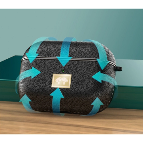 Zore Apple Airpods Pro Kılıf Deri Tasarımlı Silikon Kapak - Yeşil