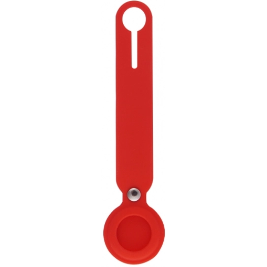 Zore Apple Airtag Silikon Anahtarlık 02 - Kırmızı