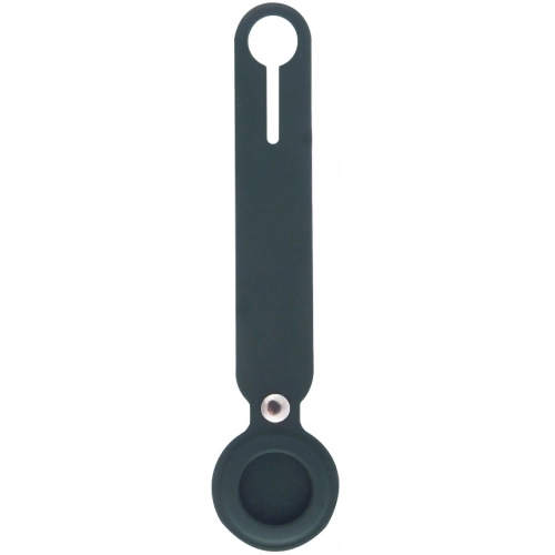 Zore Apple Airtag Silikon Anahtarlık 02 - Koyu Yeşil