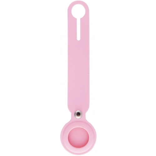 Zore Apple Airtag Silikon Anahtarlık 02 - Pembe