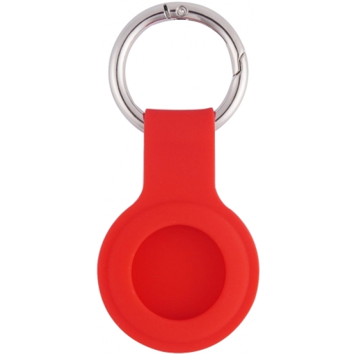 Zore Apple Airtag Silikon Anahtarlık - Kırmızı