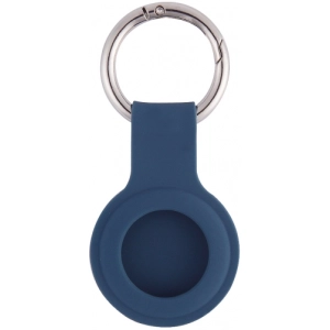 Zore Apple Airtag Silikon Anahtarlık - Lacivert