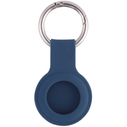 Zore Apple Airtag Silikon Anahtarlık - Lacivert