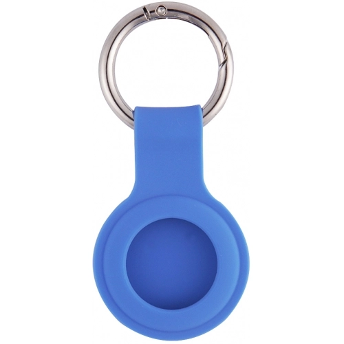 Zore Apple Airtag Silikon Anahtarlık - Mavi