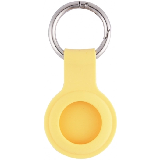 Zore Apple Airtag Silikon Anahtarlık - Sarı