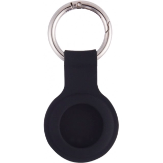 Zore Apple Airtag Silikon Anahtarlık - Siyah