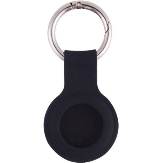 Zore Apple Airtag Silikon Anahtarlık - Siyah