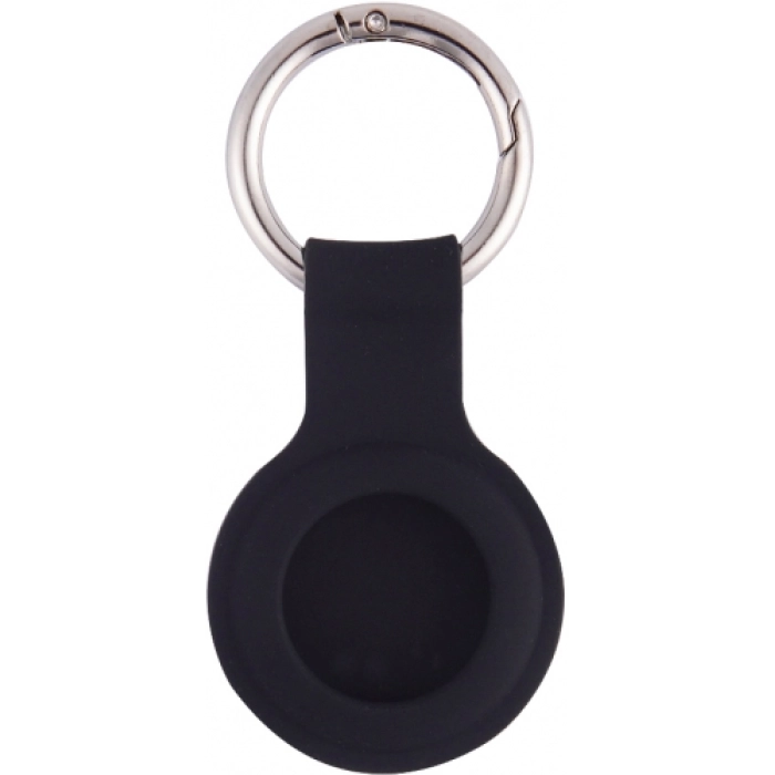 Zore Apple Airtag Silikon Anahtarlık - Siyah